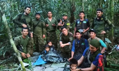 Después de 40 días, encuentran con vida a los 4 menores perdidos en la selva de Colombia