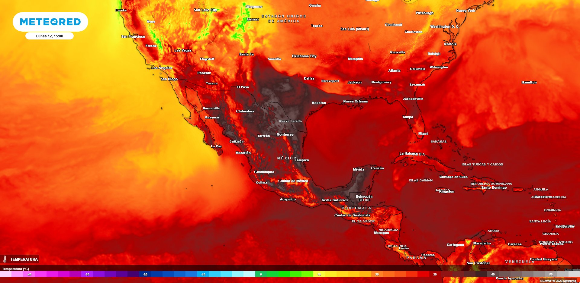 Se registrará las temperaturas más altas por onda de calor en México