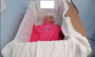 Recuestan a recién nacido en caja de cartón en Hospital de Oaxaca