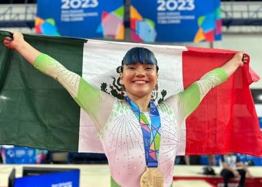 Alexa Moreno gana medalla oro en la Copa Mundial de Gimnasia Artística de Francia