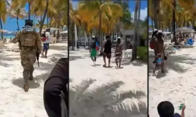 Video: Agreden a comerciantes ambulantes en playas de Cancún