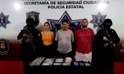 Detienen a narcomenudistas con 170 dosis de drogas en Cancún