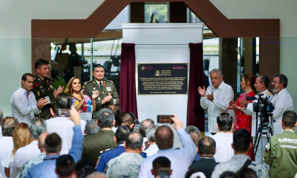 Inauguran Aeropuerto de Tulum, ya inicio sus operaciones con 5 vuelos