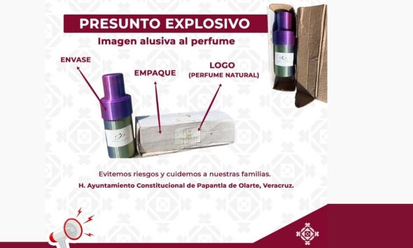 Alerta por paquetes explosivos en Veracruz dos personas heridas en Papantla