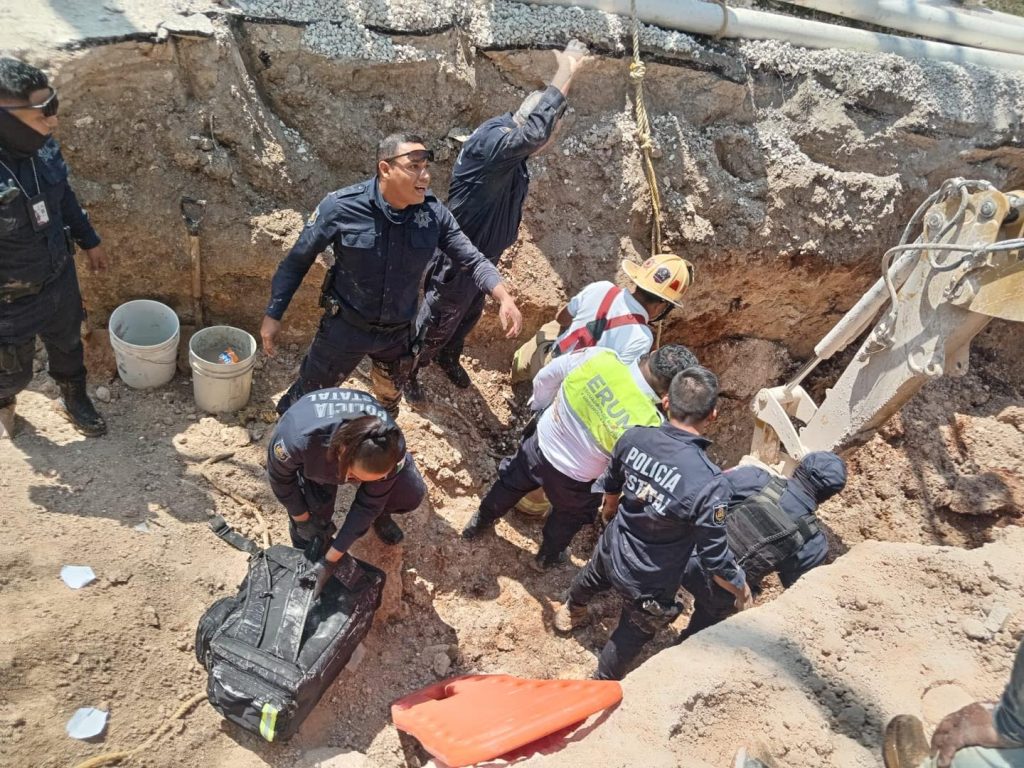 El derrumbe de excavacion en Chetumal que cobro dos vidas