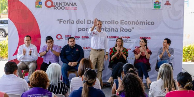 Feria de Desarrollo Economico de Quintana Roo por primera vez en Tulum