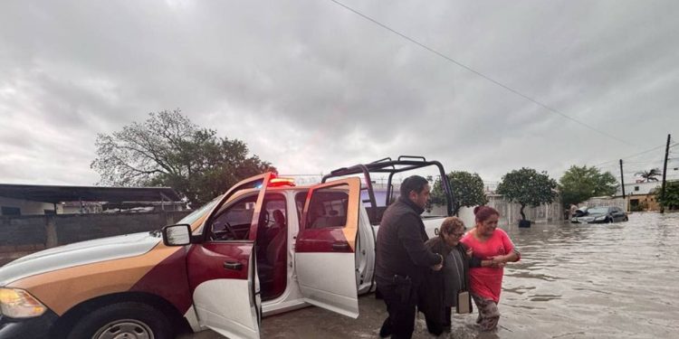 Inundaciones en Reynosa tras intensas lluvias