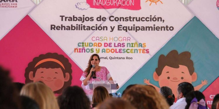 Mara Lezama entrega Casa Hogar en Chetumal Ciudad de las Niñas Niños y Adolescentes