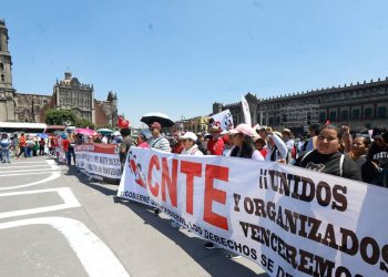 Paro nacional de 72 horas de la CNTE contra la reforma a la ley del ISSSTE