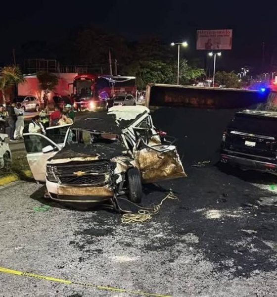 Trágico accidente en la carretera Cancún - Playa del Carmen