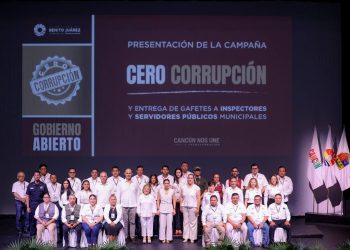 Ana Paty Peralta presenta campaña “Cero corrupción” en Cancún
