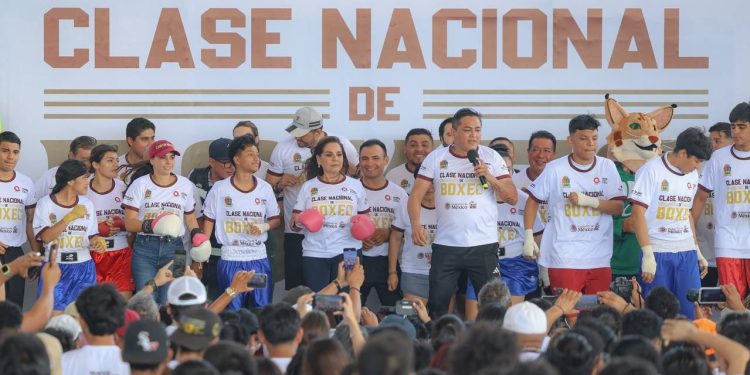 Realizan Clase Nacional “Boxeando por la Paz” en Cancún