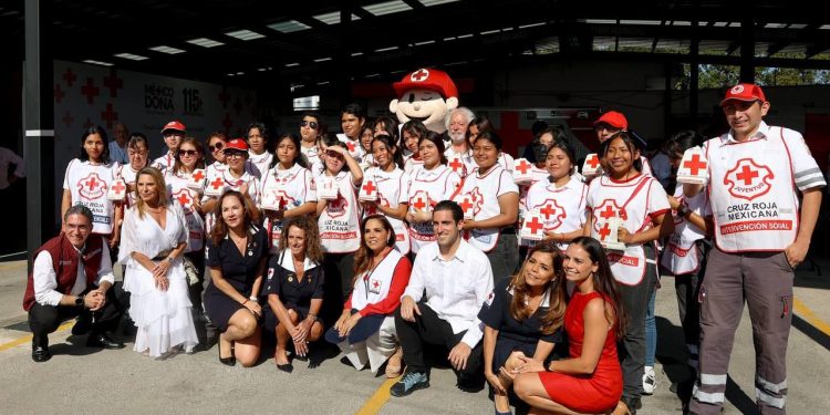 Arrancó la Colecta Nacional de la Cruz Roja “Las emergencias no esperan, no dejes de ayudar” en Cancún