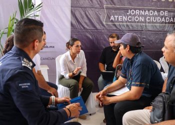Realizan Jornada de Atención Ciudadana “Cancún nos une” en la colonia “La Chiapaneca”