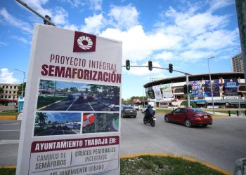 Ana Paty Peralta anuncia semáforos en las Avenidas 135 con Mallorca y 135 con 127 en Cancún