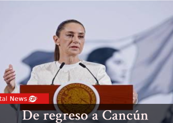De gira por Quintana Roo: Claudia Sheinbaum en Cancún