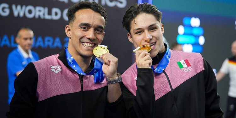 Dupla Mexicana se lleva la medalla de oro en la Copa del Mundo de Clavados 2025 en Guadalajara