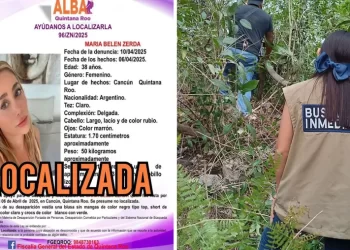Encuentran con vida a argentina desaparecida en Cancún