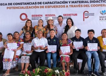 Mara Lezama impulsa el turismo local en Maya KaAn con capacitacion y equipamiento