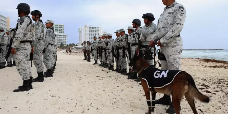 La Guardia Nacional de Cancún