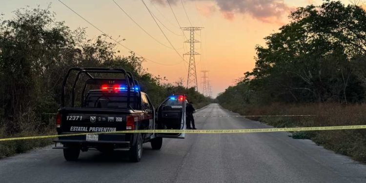 Cráneo humano en Fraccionamiento Real Valencia de Cancún
