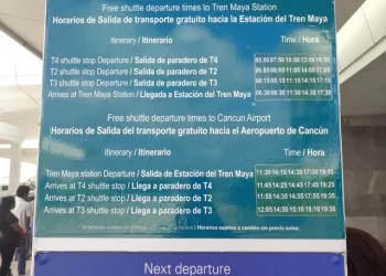 Cómo llegar a la estación del tren maya desde el aeropuerto de Cancún