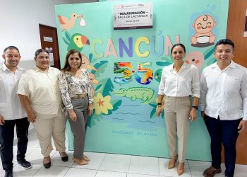 Ana Paty Peralta, inauguró la primera sala de lactancia en Cancún