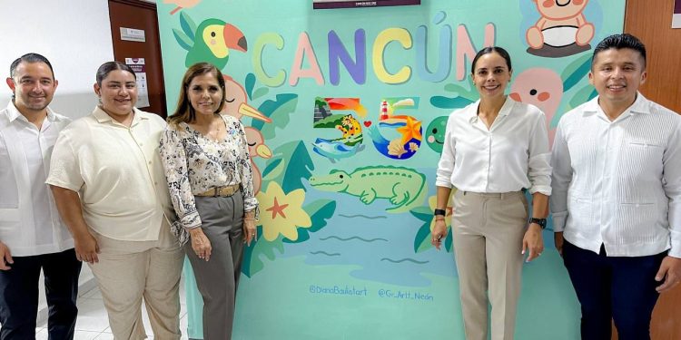 Ana Paty Peralta, inauguró la primera sala de lactancia en Cancún