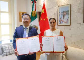 Ana Paty Peralta, sostuvo una reunión bilateral con el vicealcalde ejecutivo de Zhuhai, China, Sr. Yang Chuan