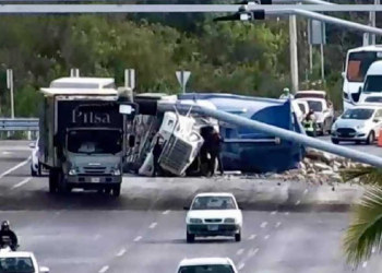 Accidente en la Colosio