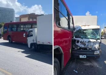 Accidente en el Boulevard Kukulcán deja tres heridos