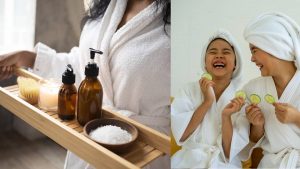 Experiencia de spa casero con productos locales
