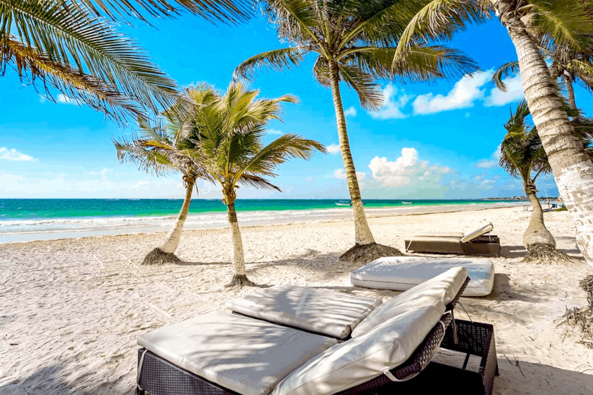 Fotos de playas con sargazo en Quintana Roo 2025 Playa de Tulum Antes