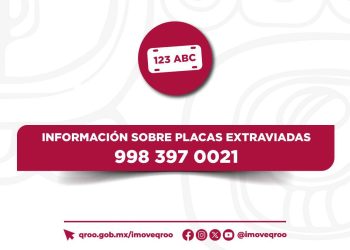 Extravió de placas