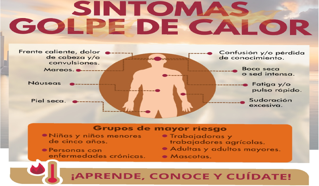 Síntomas del un Golpe de Calor