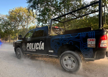 Disparan a policías en Playa del Carmen