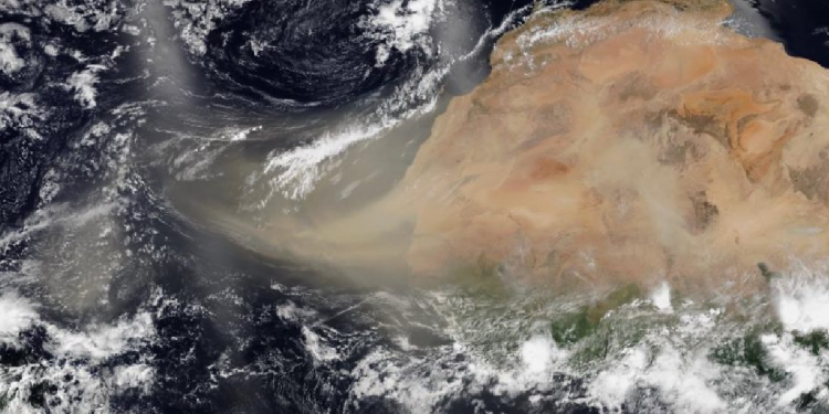 Polvo del Sahara en Quintana Roo