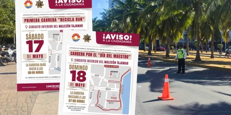 Tránsito activa operativos por Recicla Run y Feria del Queso de Bola
