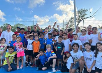 Realizan la quinta jornada “El Futbol Nos Une, Todos por la Paz” en la Sm. 249