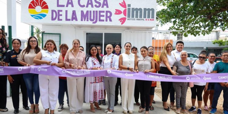 Ana Paty Peralta inauguró la Casa de la Mujer en la Av. Kabah de Cancún