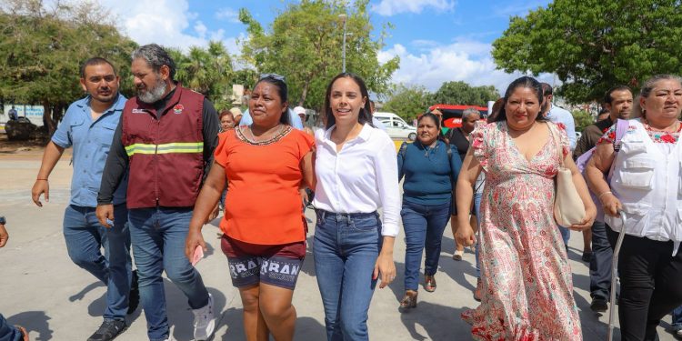 Supervisan las labores de las Brigadas Integrales de Servicios Públicos en la Supermanzana 22