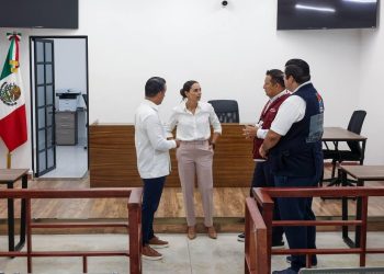 Ana Paty Peralta, visita la sala de Juzgados Cívicos y el Centro de Retención y Sanciones Administrativas en Cancún