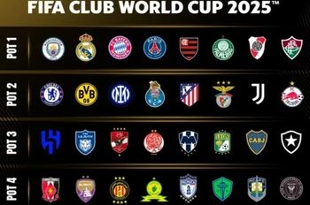 Distribución oficial de bombos para el Mundial de Clubes 2025
