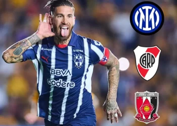 Jugador de Rayados celebra un gol rumbo al Mundial de Clubes