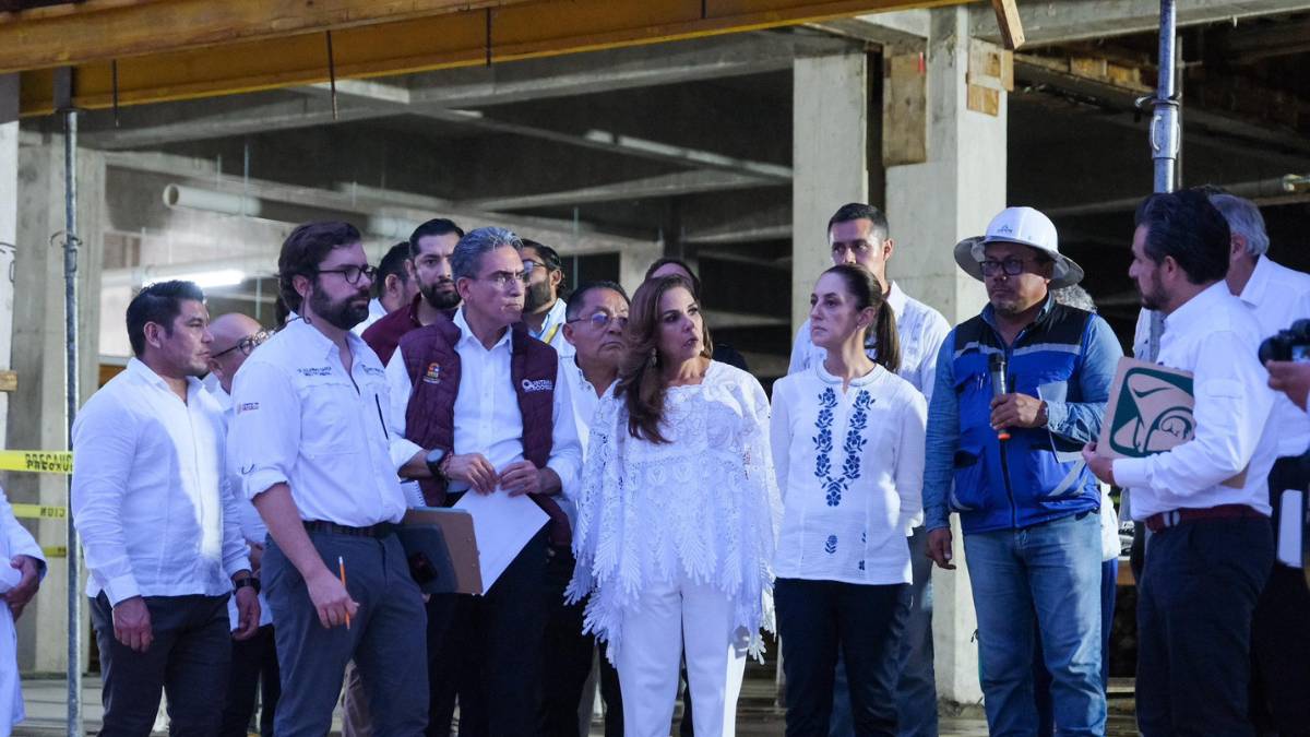 Claudia Sheinbaum visita Quintana Roo para la supervision del nuevo hospital en Felipe Carrillo Puerto
