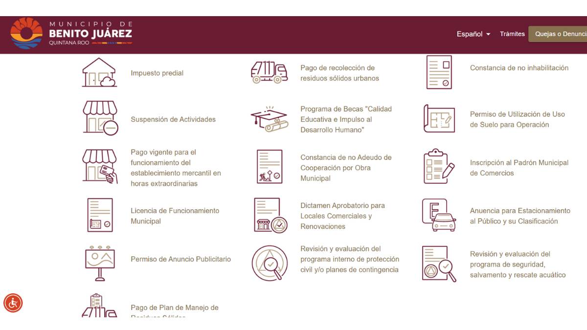 Cual es el costo de la licencia de funcionamiento en Cancun