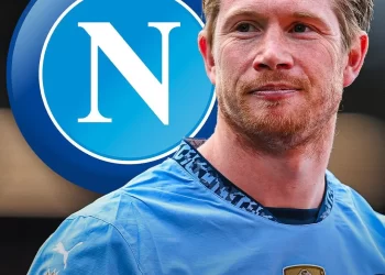 Primer plano del rostro de Kevin De Bruyne tras su fichaje
