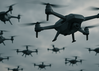 Enjambre de Drones Militares Chinos