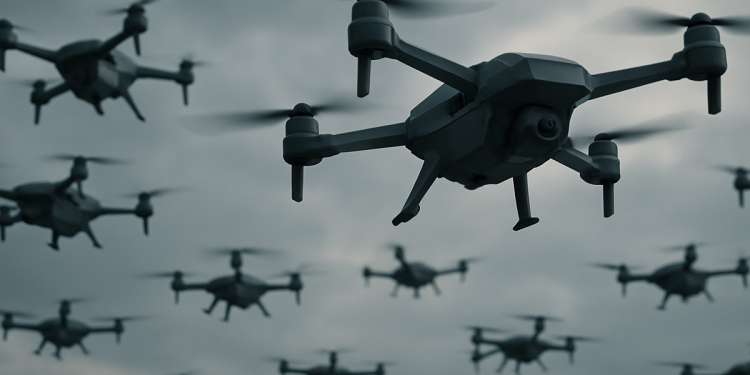 Enjambre de Drones Militares Chinos