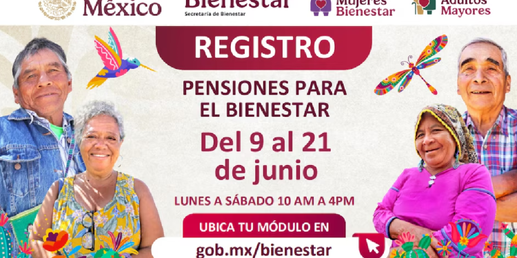 Banner informativo de Pensiones para el Bienestar 2025